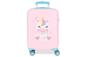 ROLL ROAD HAPPY PETS dečiji kofer 50 cm - pink