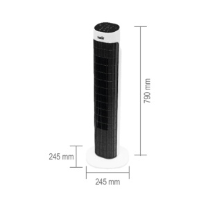 Stubni ventilator sa displejem 45W EL-TWFR100B EL66 - Img 5