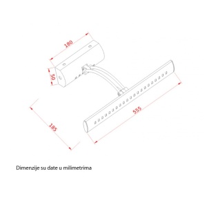 Zidna LED lampa 7W - Img 2