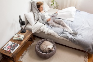 KREVET ZA KUĆNE LJUBIMCE, COZY, PESAK - Img 5