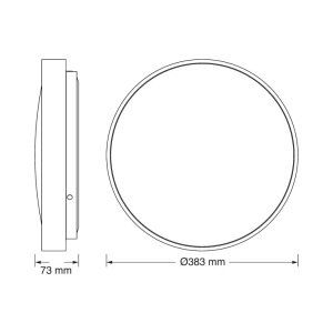 OSRAM LED plafonjera 24W 4000K IP20 zlatna EL112 - Img 3
