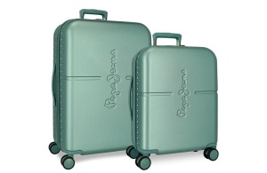 PEPE JEANS ABS Set kofera 2/1 - zelena