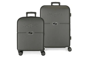 PEPE JEANS ACCENT ABS Set kofera 2/1 - tamno siva