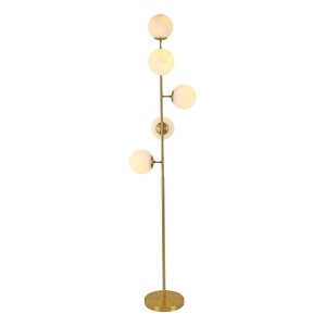 Podna lampa F7031-5F SG+WH