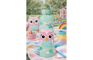 ROLL ROAD HAPPY PETS dečiji termos 500 ml - mint - Img 4