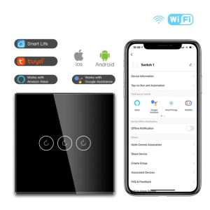 Wi-Fi smart prekidač svetla sa N provodnikom 3x5A - Img 3
