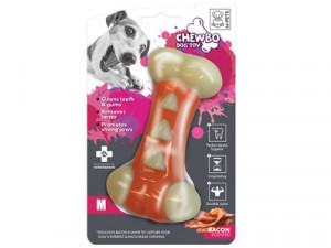 Chewbo tribone kost vel. M orange- Bacon