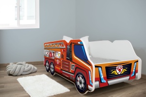 Dečiji krevet 140x70 truck FIRETRUCK