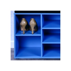 KESPER KSP15960 MINI CIPELARNIK PLAVI SA JASTUKOM ZA SEDENJE 51.5 x 48 x 29,5 CM - Img 3