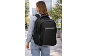 MOVOM TRIMMED ranac za laptop - crna - Img 3