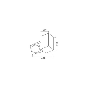 Plafonska lampa AFS100-1C WH - Img 2