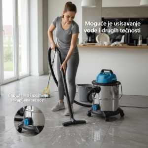 Usisivač za suvo i mokro usisavanje 20l 1400W - Img 3