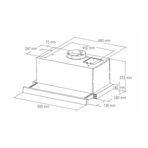 Aspirator TWISTER crni 105W EL491 - Img 3