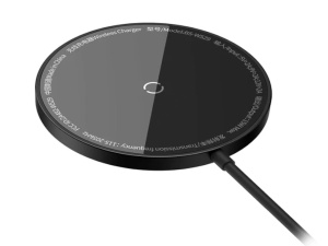 Bežični Punjač BASEUS Simple Mini3 Magnetic Wireless Charger/15W/crna - Img 2
