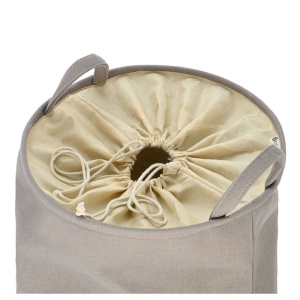 ESTIA ES02-19532 KORPA ZA VEŠ SA RUČKAMA 65L BEŽ 36X36X50CM - Img 2