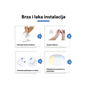 LED plafonjera 36W promenljiva boja svetla EL-LPF-KR/O-36/CCT EL4 - Img 4