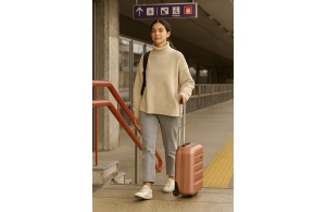 ROLL ROAD FLEX kofer 40 cm - powder pink - Img 9