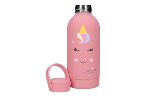 ROLL ROAD HAPPY PETS dečiji termos 350 ml - koralna - Img 3
