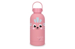 ROLL ROAD HAPPY PETS dečiji termos 350 ml - powder pink