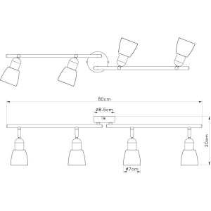 Spot lampa FE401-4 - Img 2