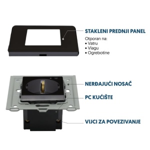 Uzidna Wi-Fi smart utičnica sa meračem potrošnje - Img 2