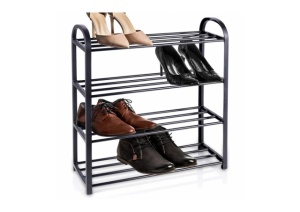 Vilde 568052 - Metalni stalak za obucu na 3 nivoa 57 x 28 x 55 cm - Img 1