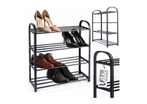 Vilde 568052 - Metalni stalak za obucu na 3 nivoa 57 x 28 x 55 cm - Img 3
