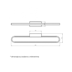 Zidna LED lampa 10W EL377 - Img 2