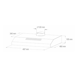 Aspirator STORM crni 38W EL454 - Img 3