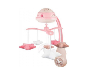 CANPOL BABIES MUZICKA VRTESKA SA PROJEKTOROM 75/100 - ROZE