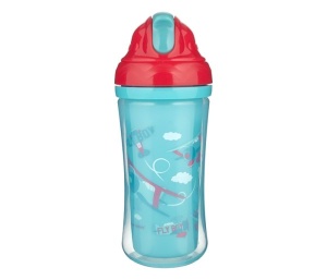 CANPOL BABIES SOLJA SA SLAMCICOM 260ml (12m+) - PLANES 74/052 - Img 2