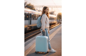 ENSO ANNIE kofer 55 cm - sky blue - Img 12