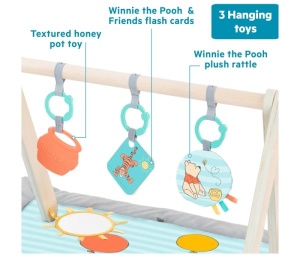 KIDS II DISNEY BABY PODLOGA ZA IGRU - WINNIE THE POOH ONCE UPON A TUMMY TIME ™ 13124 0M+ - Img 4