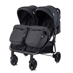 LORELLI KOLICA ZA BLIZANCE DUO+TORBA - BLACK - Img 3