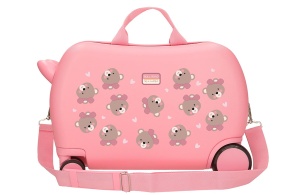 MOVOM BABY PETS dečiji kofer na točkićima - pink - Img 3