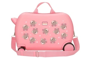 MOVOM BABY PETS dečiji kofer na točkićima - pink - Img 3