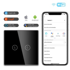 Wi-Fi smart prekidač svetla bez N provodnika 2x10A EL192 - Img 4