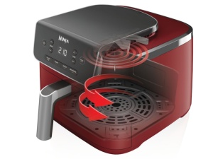 Airfryer NINJA AF140EUCM/ jedna korpa/ 4.7L/ 2000W/ crvena - Img 3