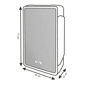 Aktivna zvučna kutija sa Bluetooth konekcijom 250W EL541 - Img 5
