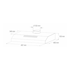 Aspirator STORM beli 38W EL453 - Img 3