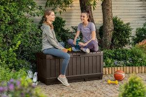 BAŠTENSKA KUTIJA ZA ODLAGANJA KENTWOOD 350 l, BRAON - Img 5