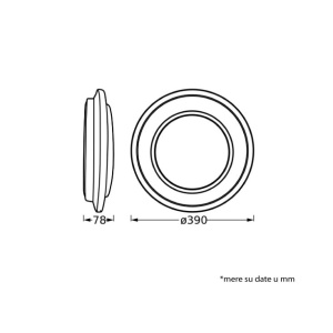 LEDVANCE LED plafonjera 24W toplo bela EL383 - Img 4