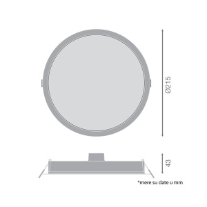 LEDVANCE LED ugradna panel lampa 24W 6500K EL-4099854561801E EL2 - Img 5