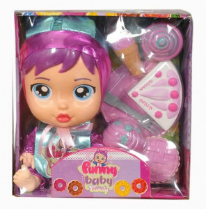 LUTKA SA DODACIMA FUNNY BABY G-06