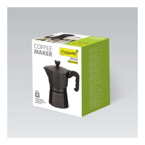 MAESTRO MR1666-3B DŽEZVA ZA ESPRESSO KAFU 3 ŠOLJICE 150ML CRNA - Img 3