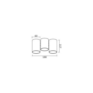 Plafonska lampa AFS102-2C WH - Img 2