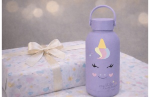 ROLL ROAD HAPPY PETS dečiji termos 350 ml - ljubičasta - Img 5