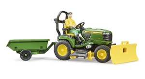 Traktor JD sa prednjim čistačem i prik. - Img 3