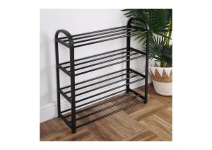 Vilde 569732 -Metlani stalak za obucu na 4 nivoa 49,5 x 18,5 x 56,5cm - Img 2