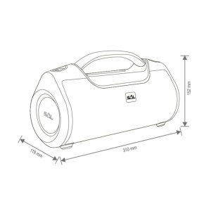 Vodootporni bluetooth zvučnik EL-BT7000 EL83 - Img 5